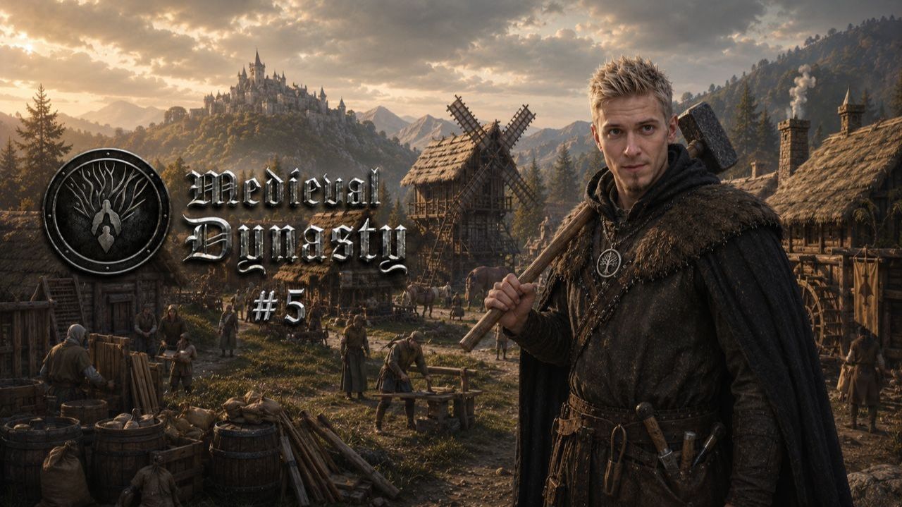 Осенний холод и детские тайны: Нанимаем людей в наше поселение - Medieval Dynasty #5