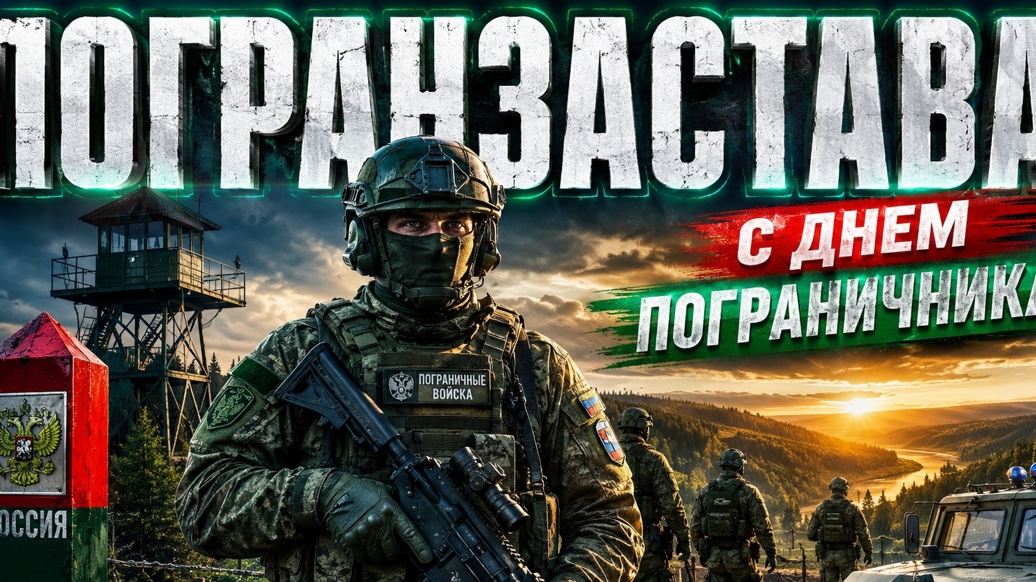 Погранзастава — С Днём Пограничника 🇷🇺 | Мощный патриотический клип о границе и долге