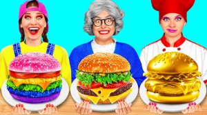 Кулинарный Челлендж# Я против Бабушки # Вкусные Кухонные Лайфхаки от TeenTeam Challenge