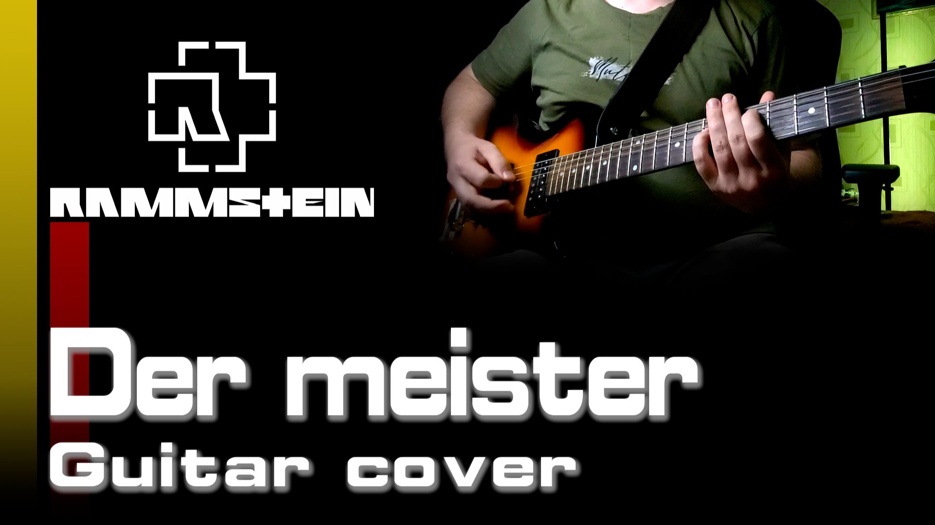 Rammstein - Der meister [Guitar cover] смотреть онлайн