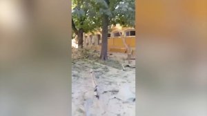 В Сети появились кадры последствий удара по зданию Командования Сухопутных войск ВСУ