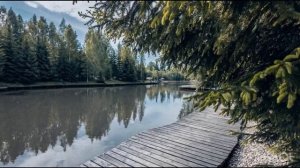 Вид сверху на наш водоём