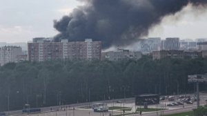 Что-то горит в посёлке Мосрентген на Юго-Западе Москвы  24 мая 2026 г. 17-52