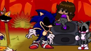 Fnf too slow encore sonic. exe vs tails. exe