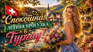 Сельская жизнь в Швейцарии 🇨🇭 Спокойная летняя прогулка в Тургау