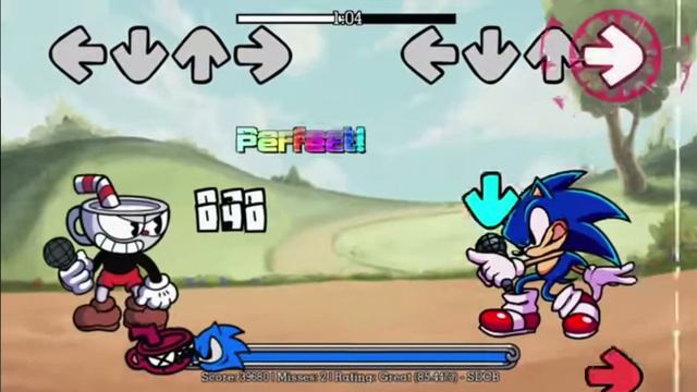 fnf snake eyes cuphead vs sonic смотреть онлайн