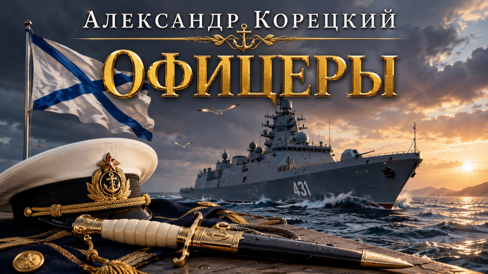 Офицерам ВМФ посвящается! Александр Корецкий - ОФИЦЕРЫ🇷🇺Новая песня!