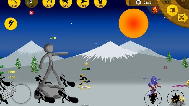 Stick War Legacy, миссия 476 ( insane, без баффов, без скинов)