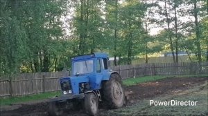 Культивируем участки на МТЗ-82
