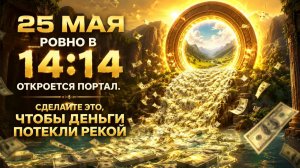 25 мая ровно в 14_14 откроется портал. Сделайте и деньги польются рекой.