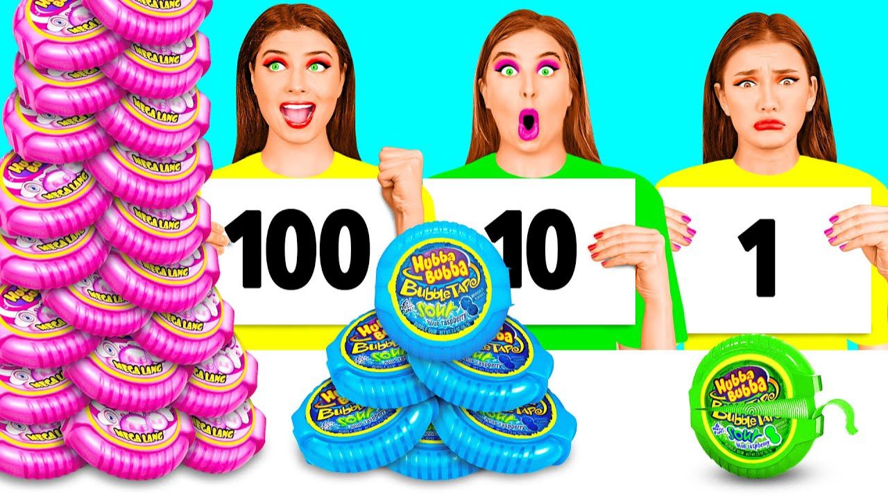 100 Слоев Еды Челлендж # Mukbang от TeenTeam Challenge смотреть онлайн