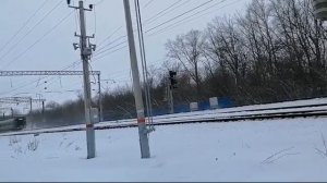 Электровоз эп20 с рейсом Москва Новороссийск и Электровоз эп1м с рейсом Москва Кисловодск