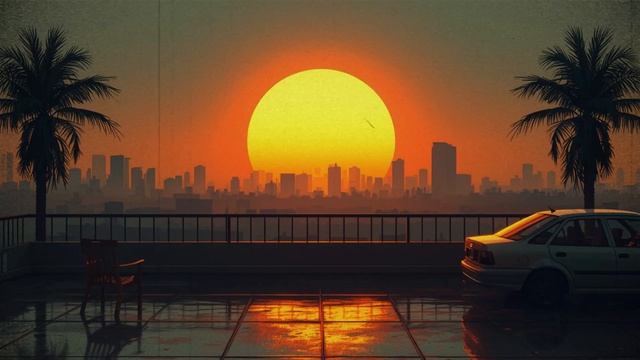 The Rain Has Stopped and the View is Perfect 🌧️ Chill Lo-fi Synthwave for Relaxing смотреть онлайн