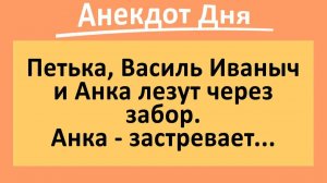 Убегают от врагов Петька, Анка и Василий Иванович... | Анекдоты смешные | Юмор