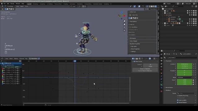 Coloso - A to Z of NPR Animation in Blender 27-1. Basic knowledge of animation systems смотреть онлайн