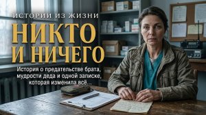 «НИКТО И НИЧТО» Истории из жизни. Слушать нвоые аудио рассказы