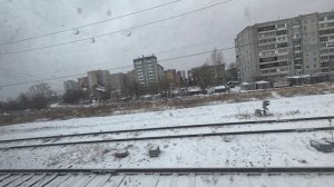 Красноярск на поезде, март 2026г.