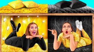 Секретный Домик Под Кроватью # Богатая vs Бедная Смешные Cитуации от TeenTeam Challenge