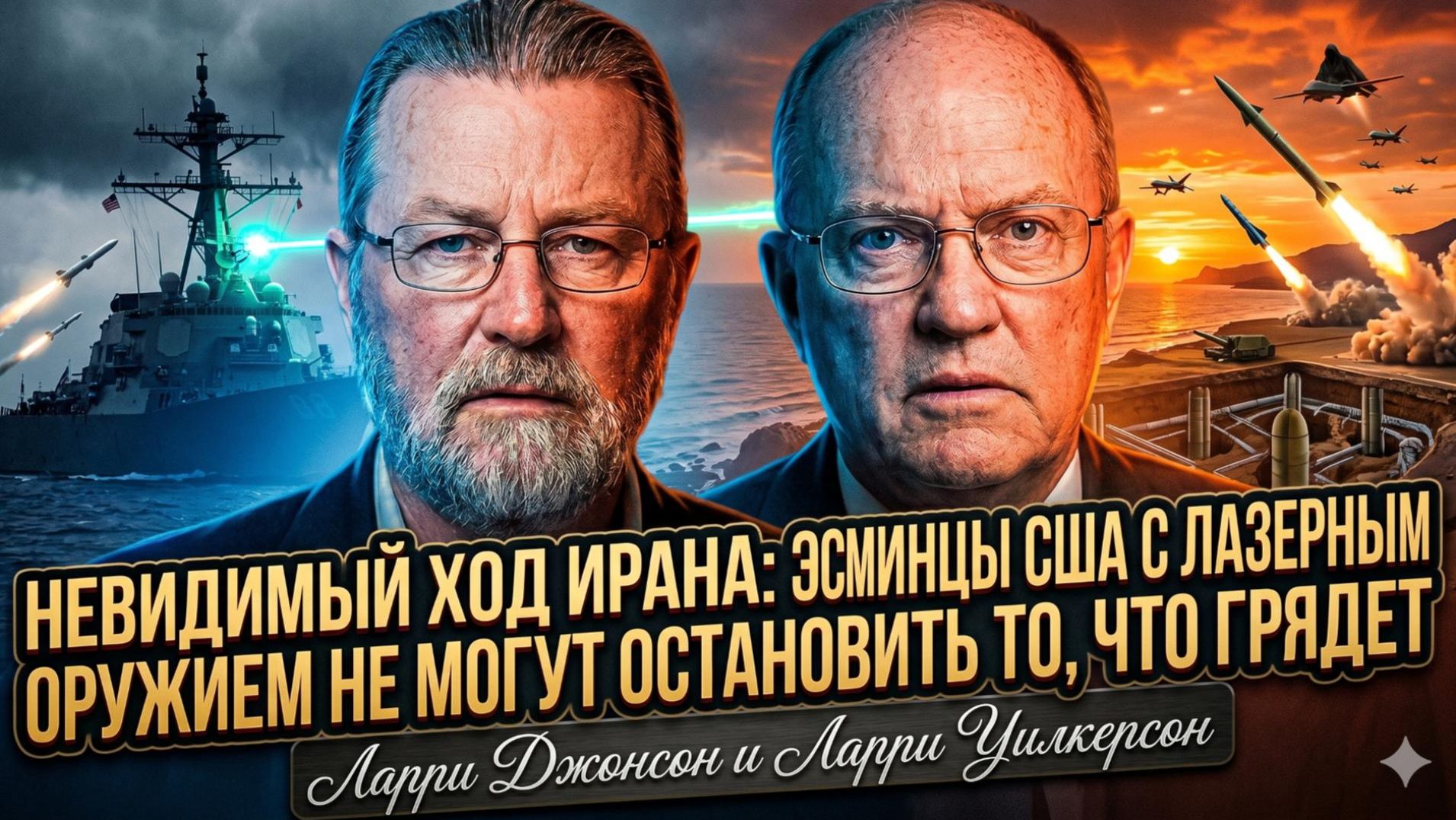 🕯️Ларри Джонсон и полковник Уилкерсон | Лазерный щит США бессилен. Готовьтесь к сюрпризу от Ирана,