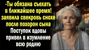 Истории из жизни | Ты обязана съехать, заявила свекровь | Аудио рассказы | Жизненные истории