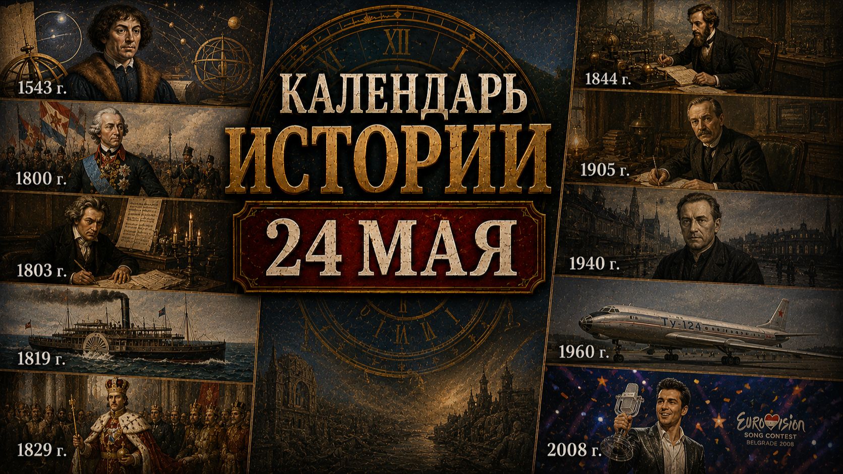 КАЛЕНДАРЬ ИСТОРИИ 24 МАЯ