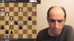 Ух ты,  он зашел за пешкой.  Это он погорячился!