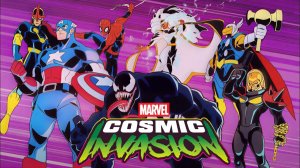 MARVEL Cosmic Invasion: Капитан Америка и Человек Паук.