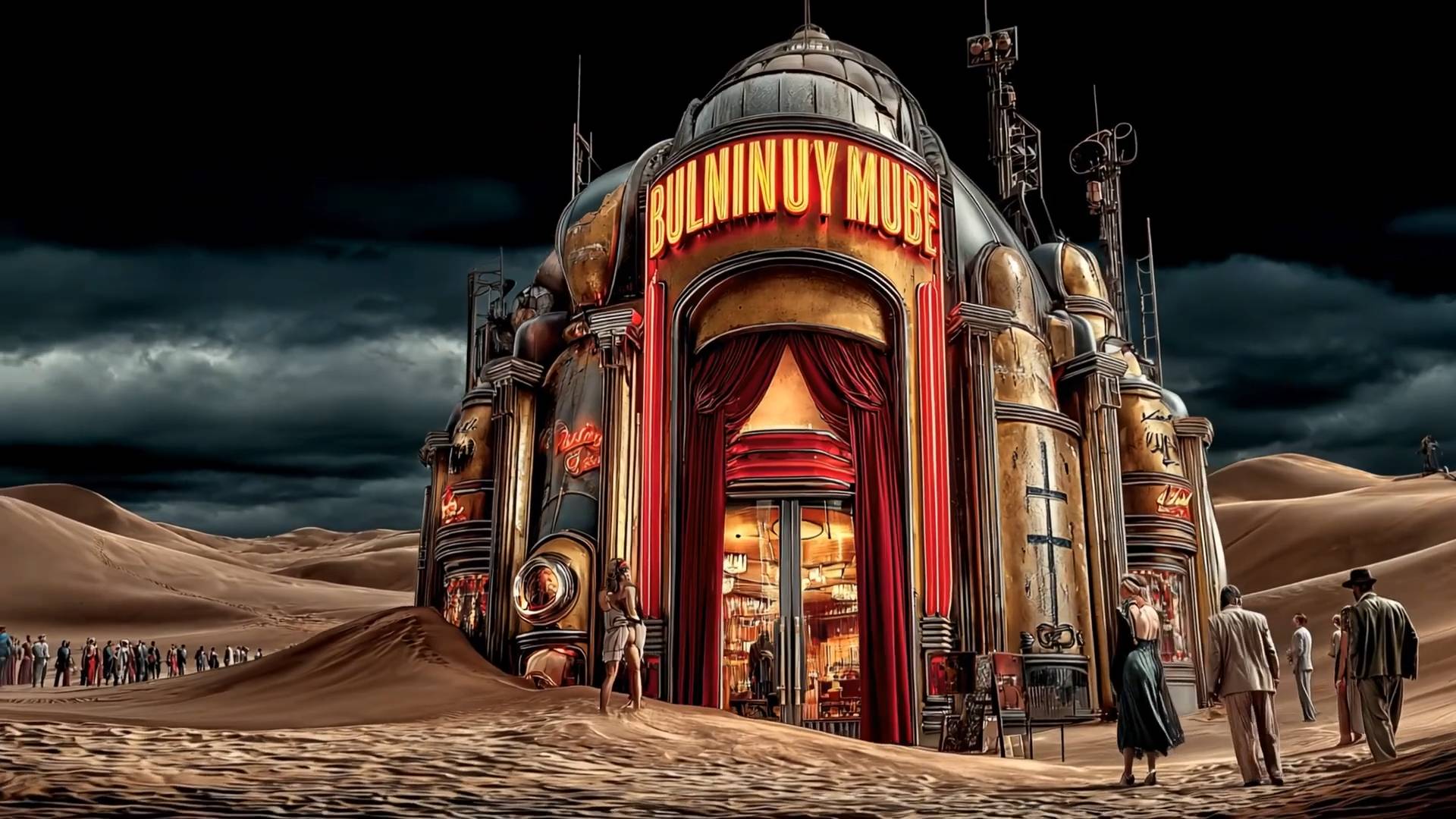 Surreal AI Music Video — Burlesque Reimagined _ Behind the Velvet Curtain — Kathy Csaszar