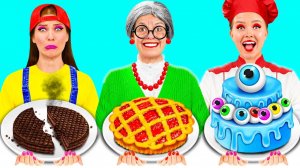 Кулинарный Челлендж# Я против Бабушки # Сумасшедшие Кулинарные Идеи от TeenTeam Challenge