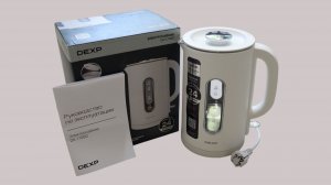 Распаковка и обзор электрочайника DEXP DK-1706D