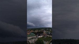 Шкваловый ворот и мощный ливень в Пятигорске
