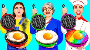 Кулинарный Челлендж# Я против Бабушки # Кулинарная битва с Секретными Гаджетами TeenTeam Challenge