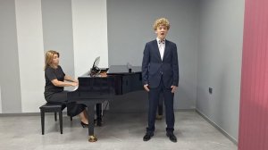 1.«Gia il sole dal Gange» A.Scarlatti 2.«Влюблен я, дева- красота» А.Даргомыжский, сл. Н. Языкова