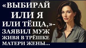 Истории из  жизни. Выбирай или я  или теща Аудио рассказы,  Жизненные истории (360p)
