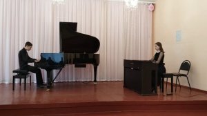 Алексеев Богдан, Алексеева Эвелина (г. Хабаровск) - Н. Выгодский «Вариации на тему Паганини»