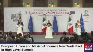Mexico's Sheinbaum, von der Leyen & Costa Address Media After, May 23, 2026
