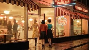 1960 rockabilly _ Rebel Queens at the Neon Diner — Midnight Set (AI Music Video)