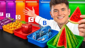 Я ел редкую еду ВСЕХ цветов