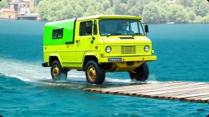 Автомобили против подвесного моста #6 в BeamNG Drive!