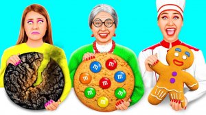 Кулинарный Челлендж# Я против Бабушки # Смешные Челленджи с Едой от TeenTeam Challenge