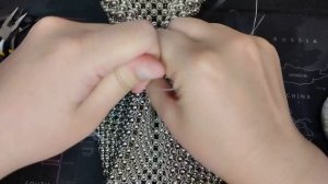 Мастер класс. Сумка из бусин Баленсиага 6
