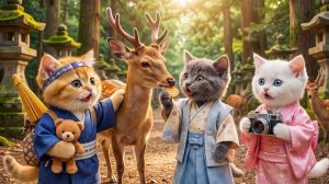 Приключения Рыжего Котенка в Японии... Но Он понял, Что Самое теплое Место - Это Семья и Друзья
