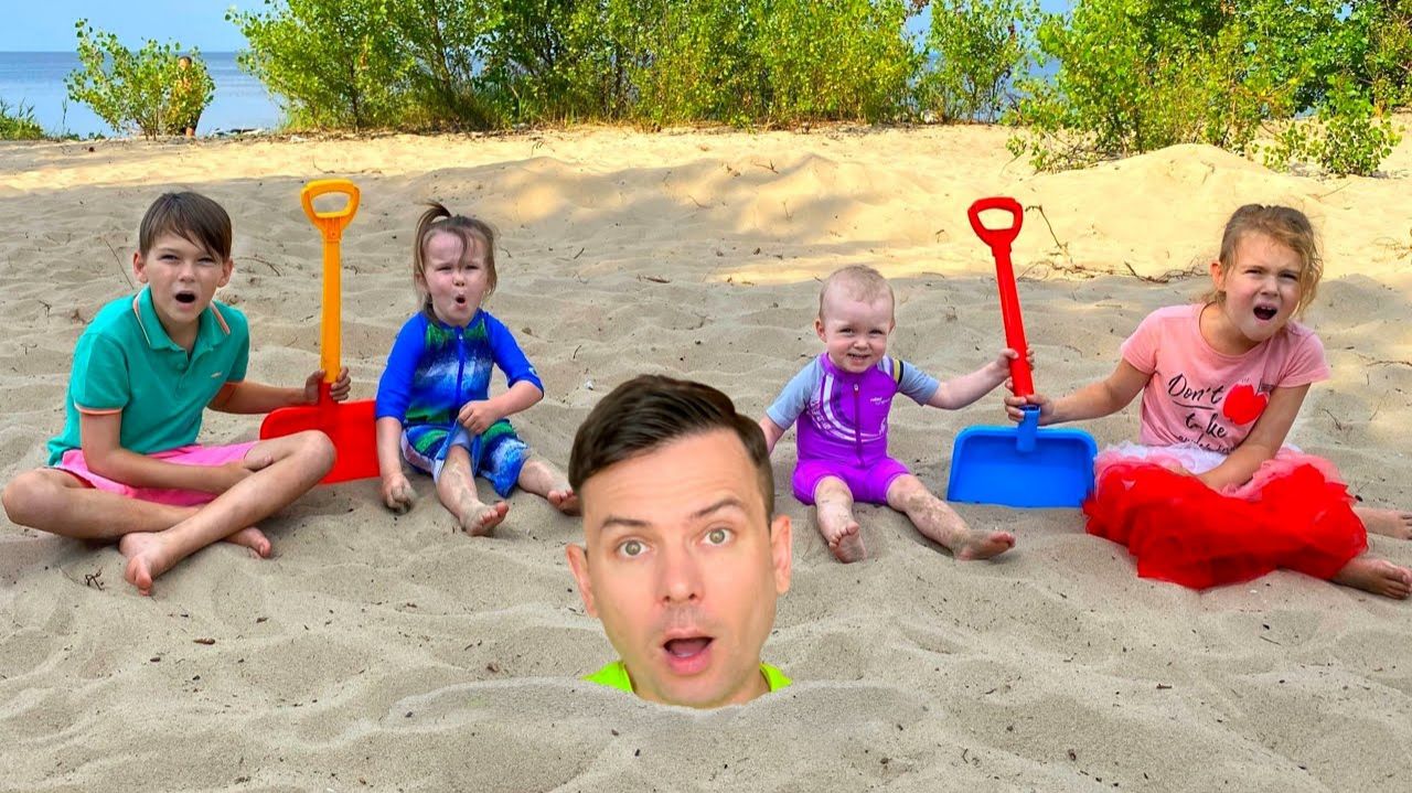 Пляжная песня Five Kids + другие детские песни и видео