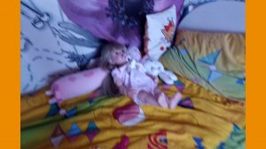 Влог реборн Николь учит дз из садика