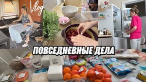 VLOG: Стирка//Уборка в ХОЛОДИЛЬНИКЕ//Готовлю ШАУРМУ и ПИРОГ// Закупка ПРОДУКТОВ