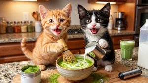 Мама-кошка подстригает шерсть на ферме и делает тигровую шапку для котят дома🐾🎩🐯