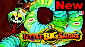 🐍Little Big Snake🐞Соло игра новым скином и убийство МЯТЕЖНЫХ змей!😎👍