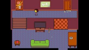 UNDERTALE комната санса и розовый призрак