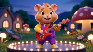 🐹МУЛЬТИК-ПЕСЕНКА: ХОМЯЧОК КРОХА И ГИТАРА🎸 | Развивающие детские песни и мультики