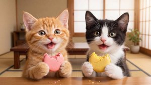Печенье «Котенок крадется» 🍪🐱 # Неотразимо милое выражение лица